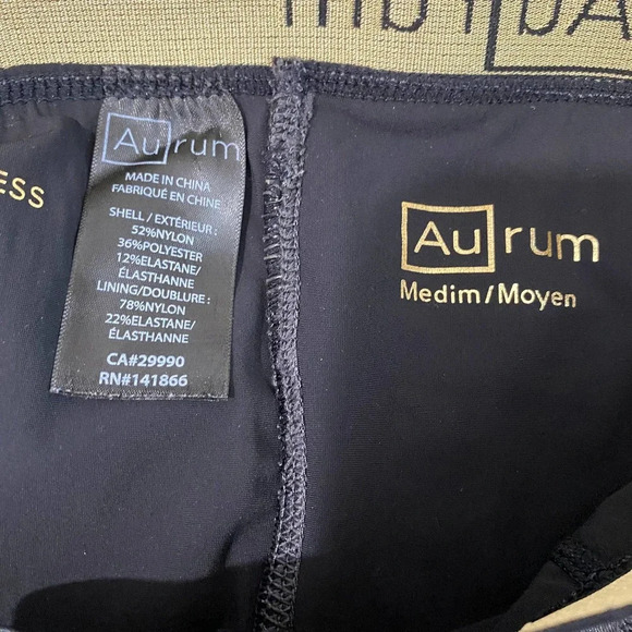 AuRum Mindfulness Mid-Rise Leggings in‎ Gray - Picture 9 of 10